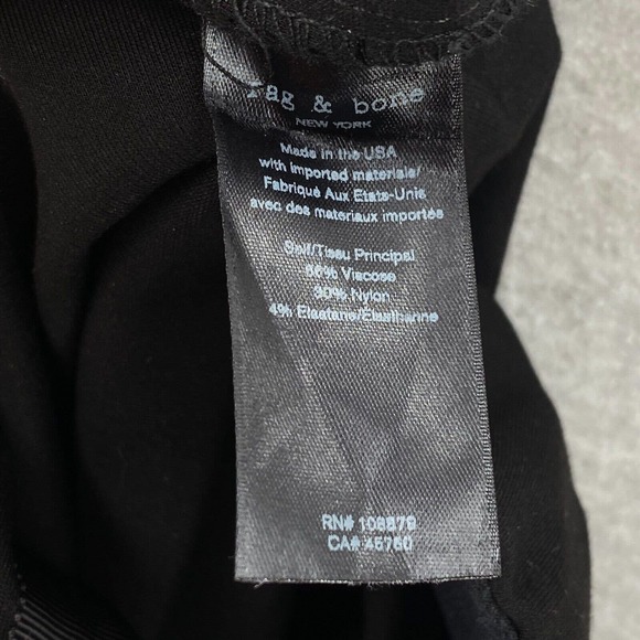 Rag & Bone Simone Lace Up Ankles Cropped Pants Womens 2 Stretch Skinny Mid Rise - Picture 10 of 15